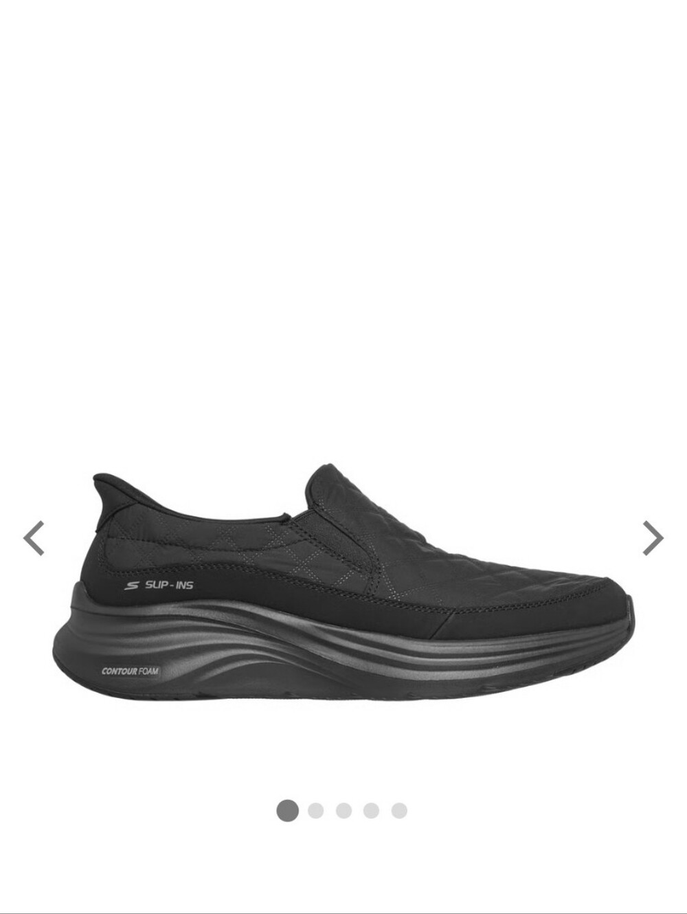 Skechers Black Slip-On Casual Comfort Loafer
